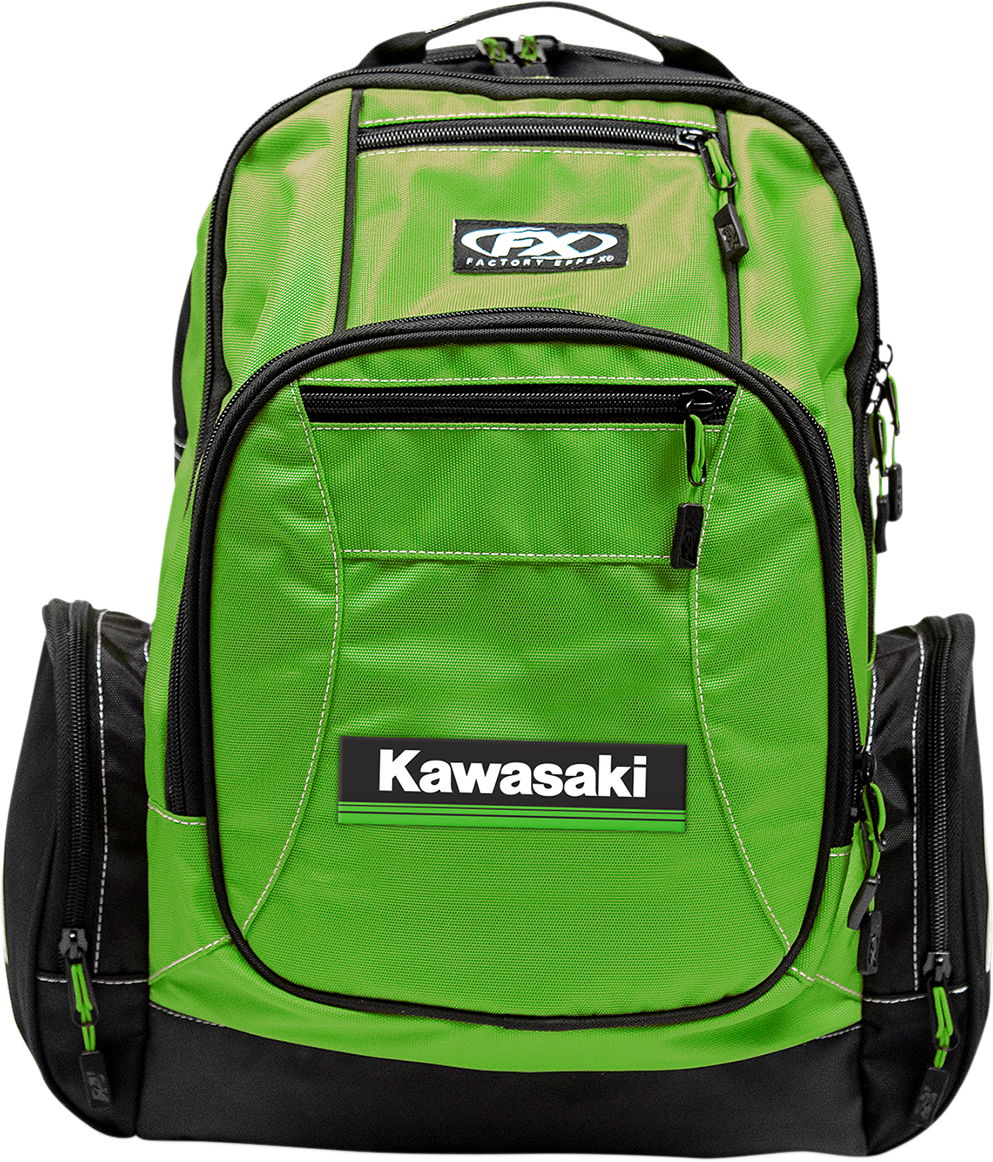 FACTORY EFFEX Kawasaki Premium Backpack - Green 23-89100