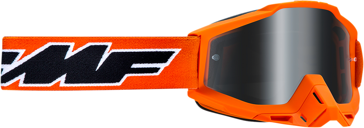 FMF Youth PowerBomb Goggles - Rocket - Orange - Silver Mirror F-50048-00003 2601-3000