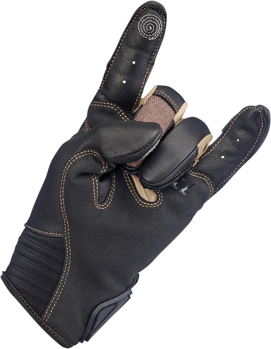 BILTWELL Bridgeport Gloves - Chocolate - Small 1509-0201-302