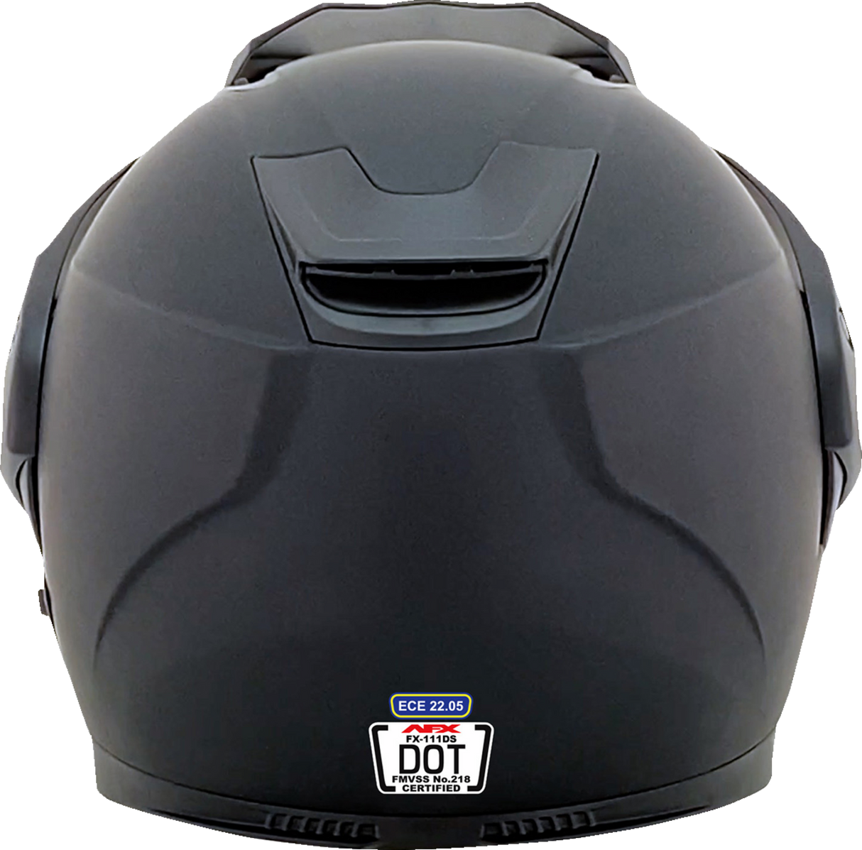 AFX FX-111DS Motorcycle Helmet - Matte Black - Medium 0140-0122