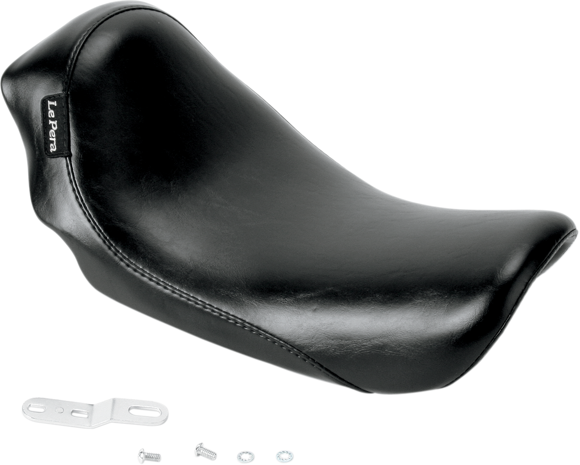 LE PERA Silhouette Solo Seat - Smooth - Black - Dyna '06-'17 LK-851