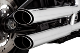 VANCE & HINES 3" Twin Slash Slip-On Muffler - Chrome 16376