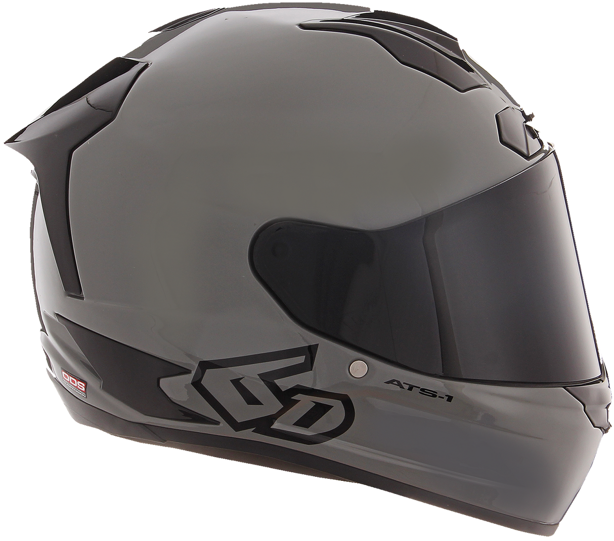 6D ATS-1R Motorcycle Helmet - Gloss Gray - Small 30-0975