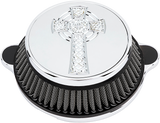 LA CHOPPERS Celtic Cross Air Cleaner - Chrome - M8 LA-2397-03