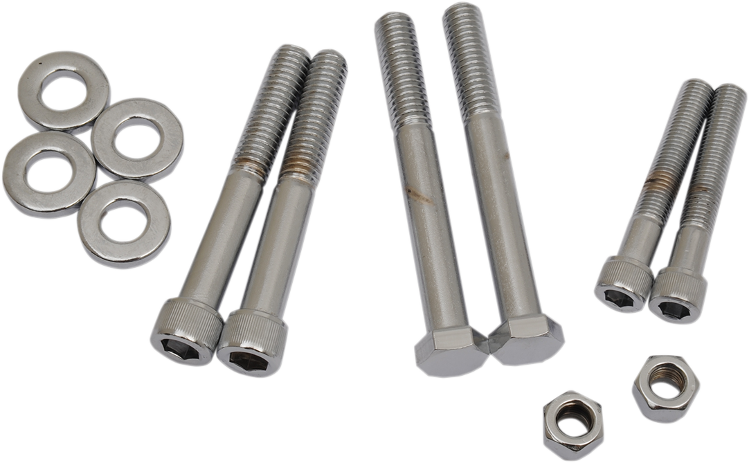 DRAG SPECIALTIES Knurled Motor Mount Bolt Kit - Dyna MK267