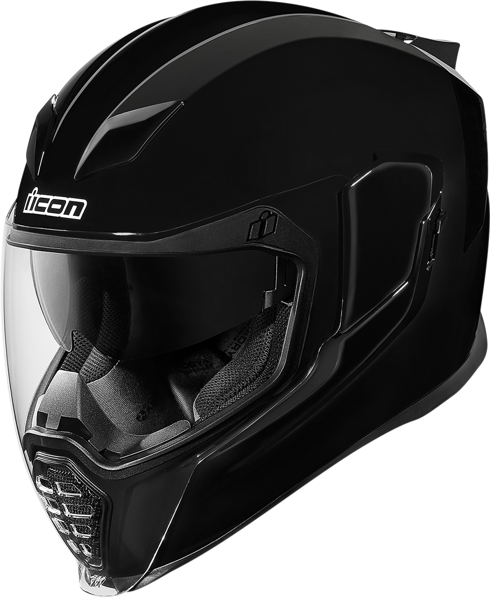 ICON Airflite™ Motorcycle Helmet - Gloss - Black - Large 0101-10857