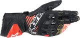 ALPINESTARS GP Tech V2 S Gloves - Black/White/Fluo Red - Large 3556422-1231-L