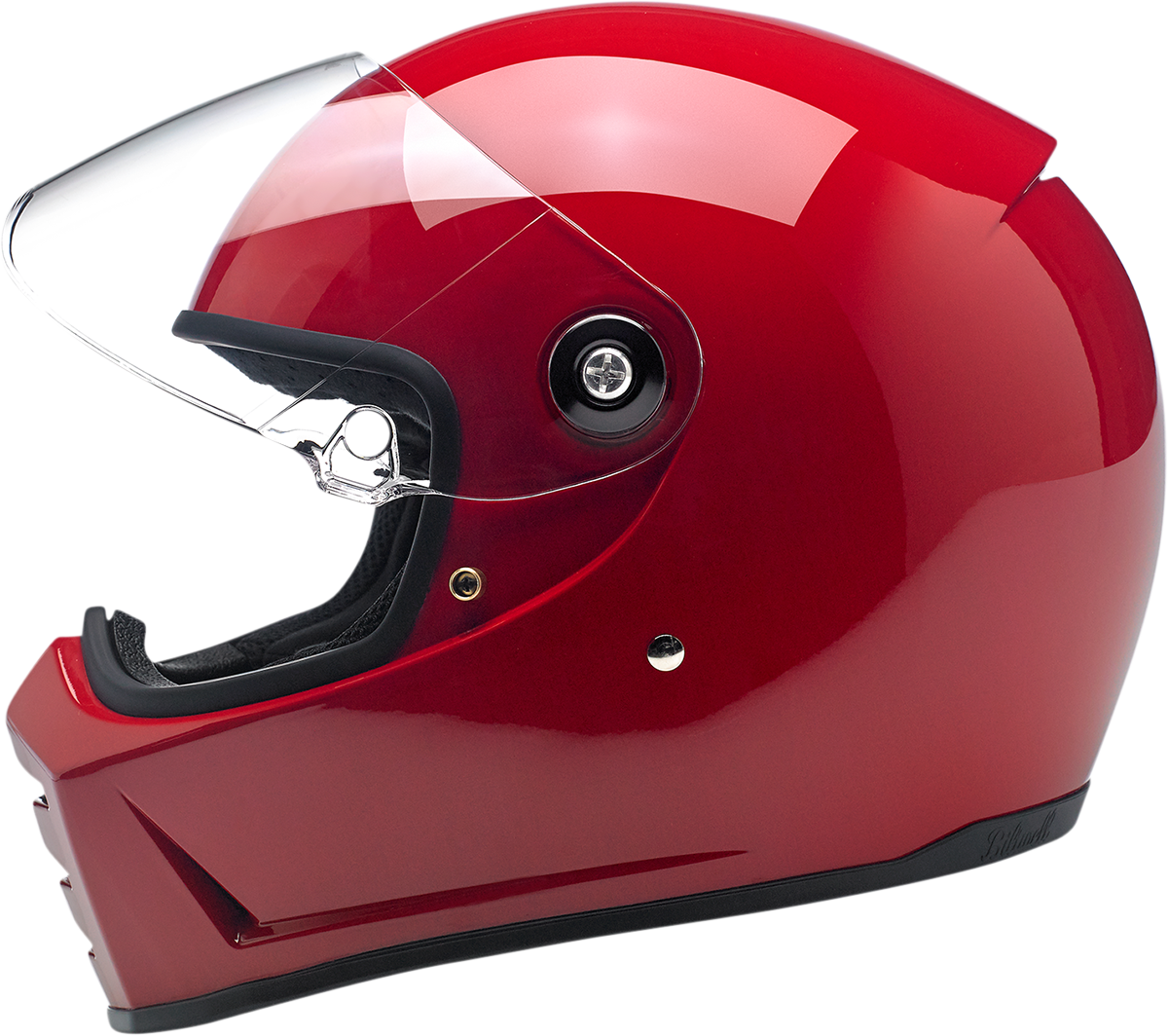 BILTWELL Lane Splitter Motorcycle Helmet - Gloss Blood Red - Small 1004-837-102