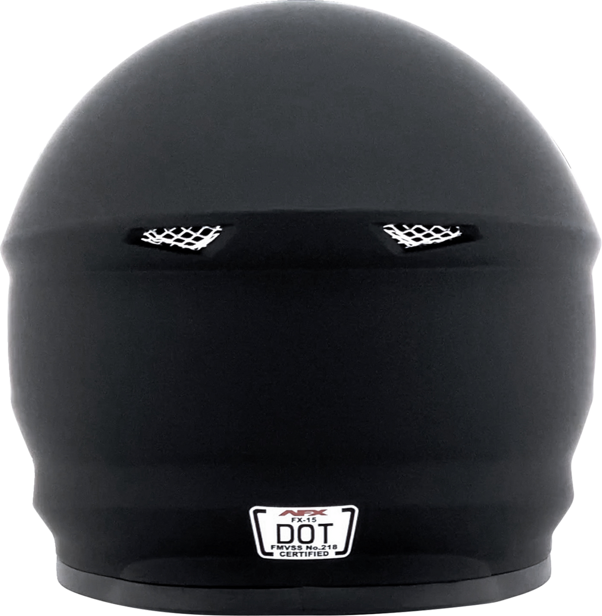 AFX FX-15 Motorcycle Helmet - Matte Black - Small 0110-8005