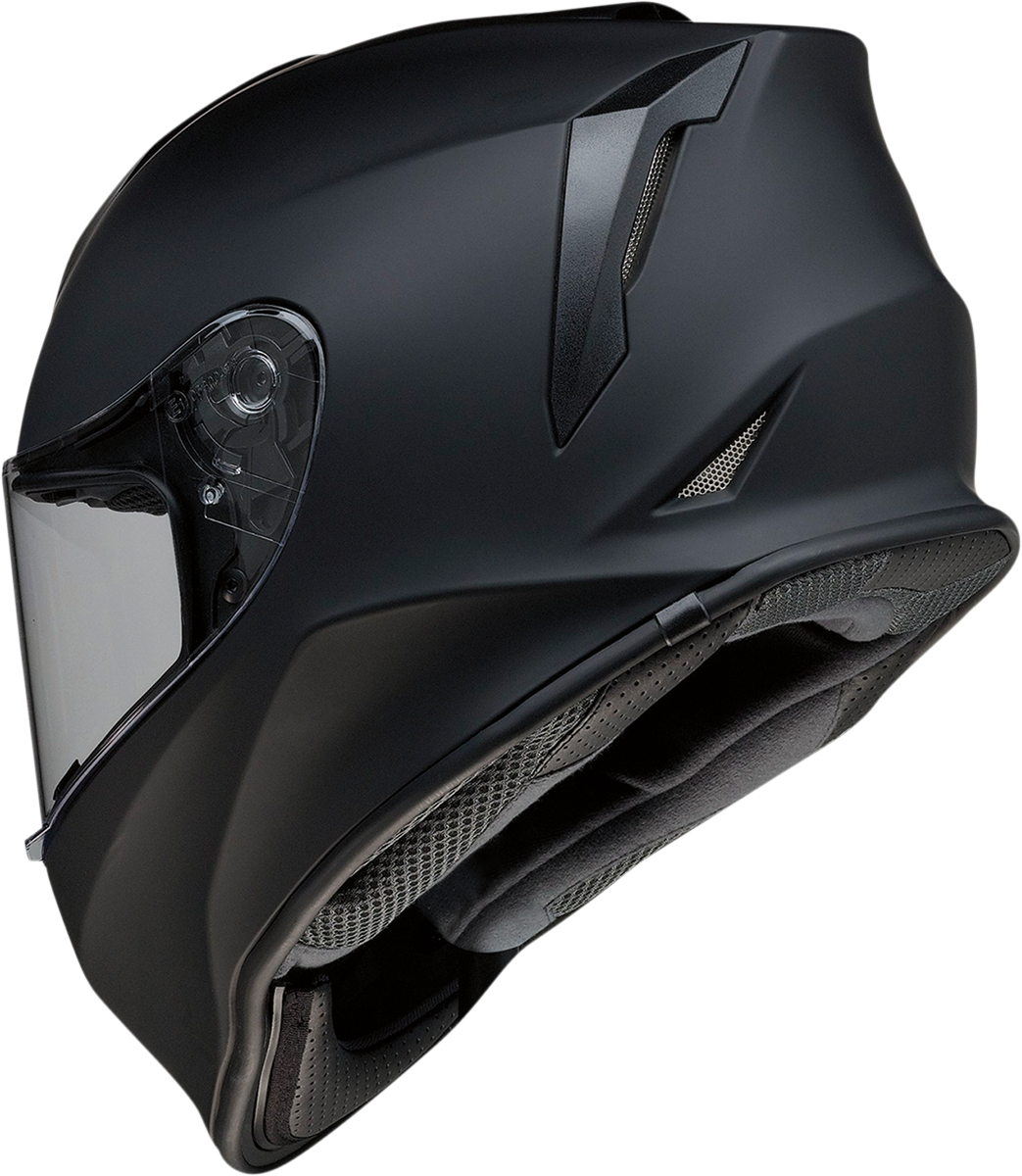 Z1R Youth Warrant Motorcycle Helmet - Flat Black - Medium 0102-0240