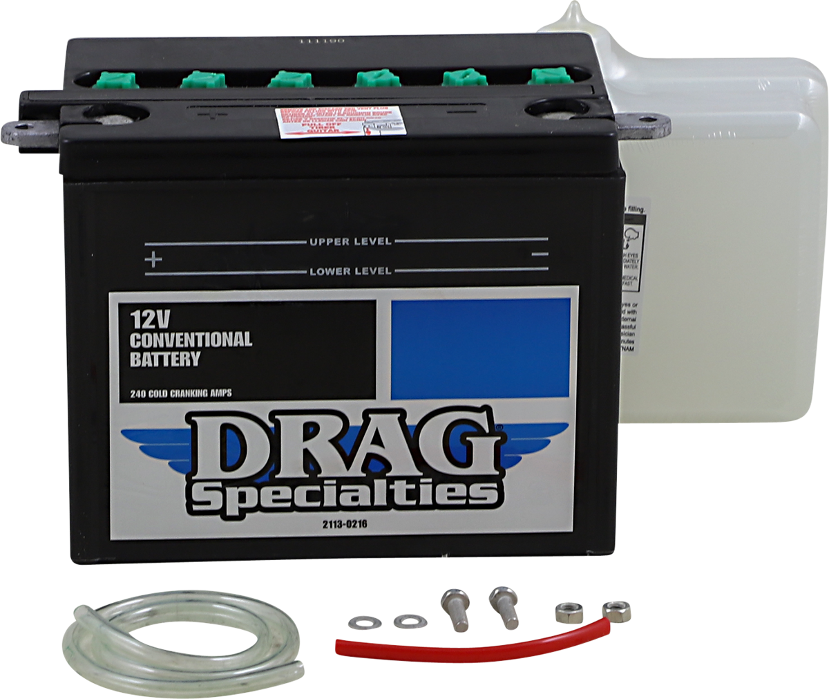 DRAG SPECIALTIES Battery Kit - CHD4-12 NO BATT TENDER CONNECTORS DHD4-12FP