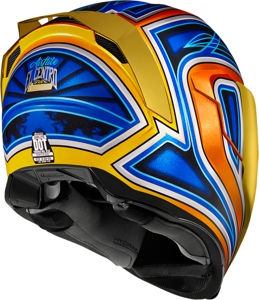 ICON Airflite™ Motorcycle Helmet - El Centro - Blue - Medium 0101-13380