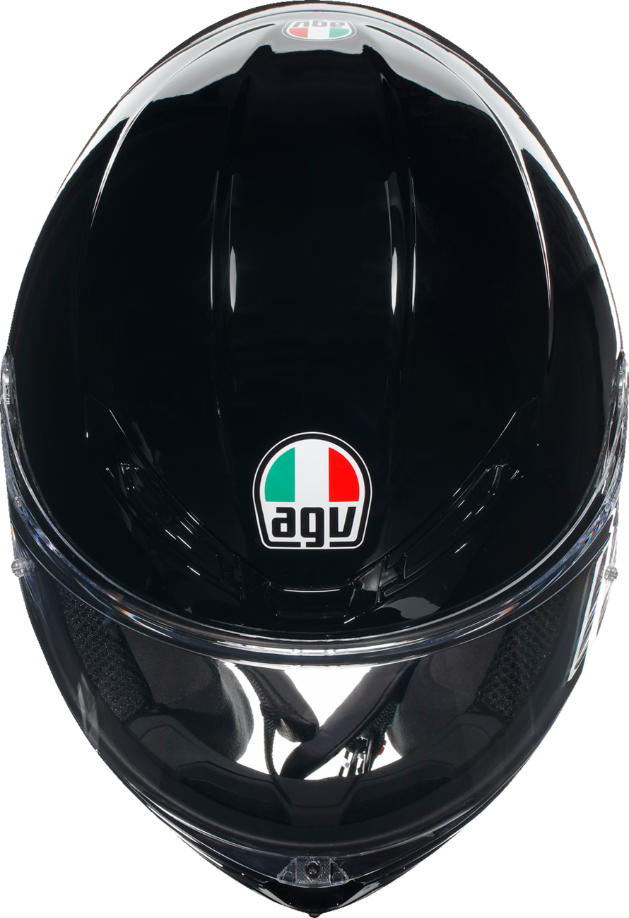 AGV K6 S Motorcycle Helmet - Black - Small 2118395002009S