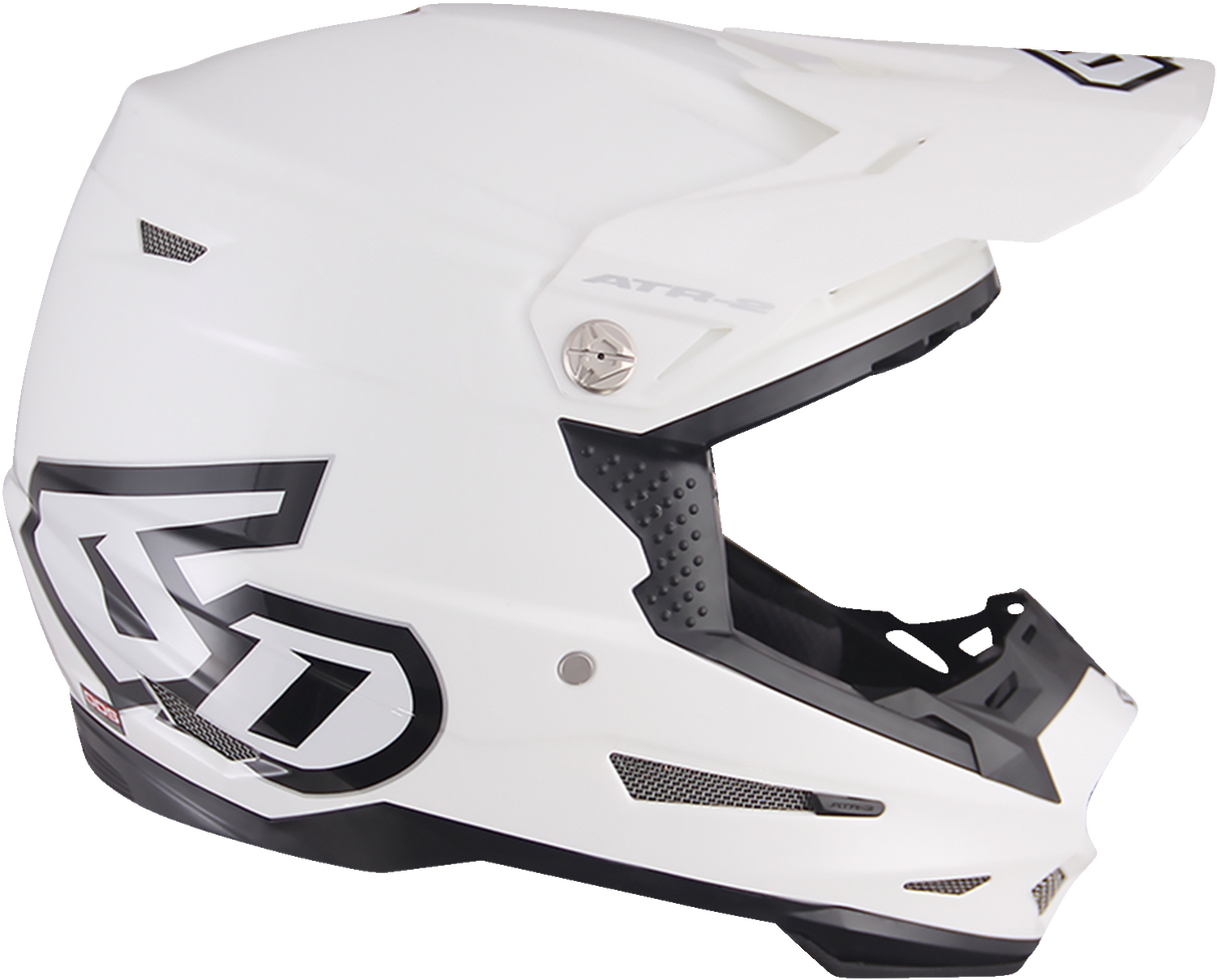 6D ATR-2 Motorcycle Helmet - Gloss White - XS 12-0524