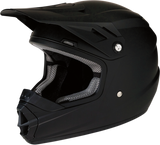 Z1R Youth Rise Motorcycle Helmet - Flat Black - Large 0111-1158