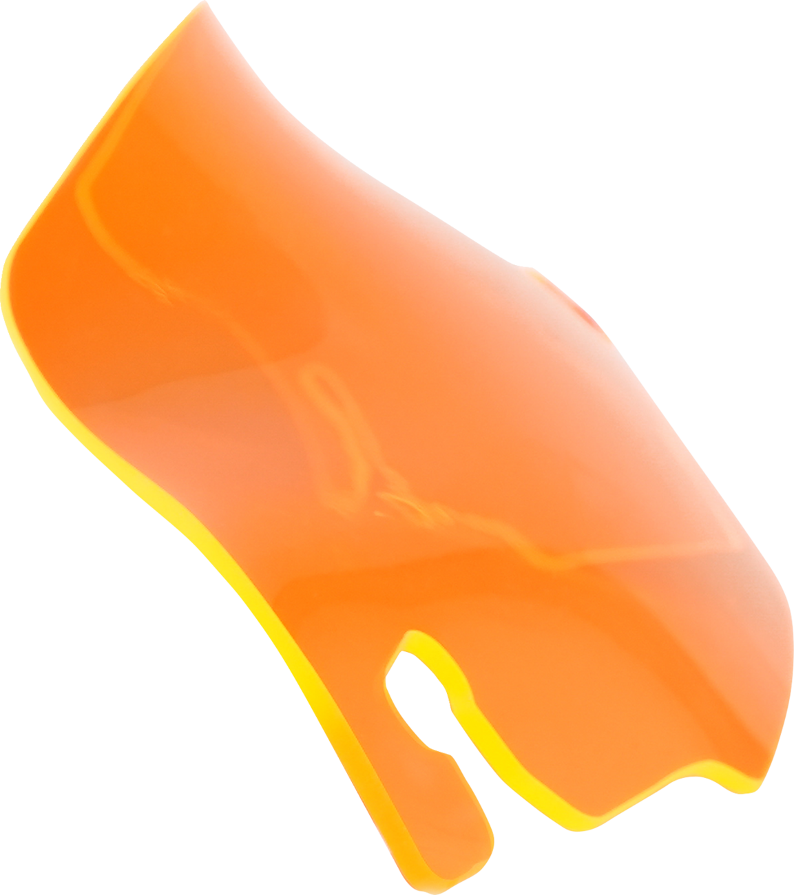 KLOCK WERKS Kolor Flare™ Windshield - 3-1/2" - Orange Ice - FLR KWW-01-0653