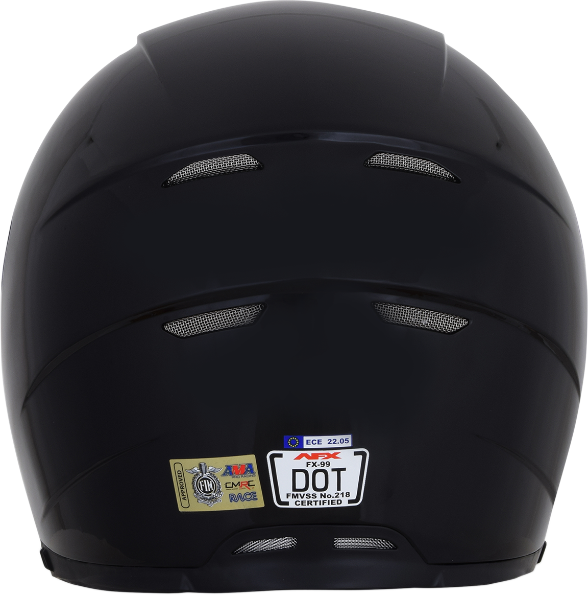 AFX FX-99 Motorcycle Helmet - Black - Medium 0101-11050