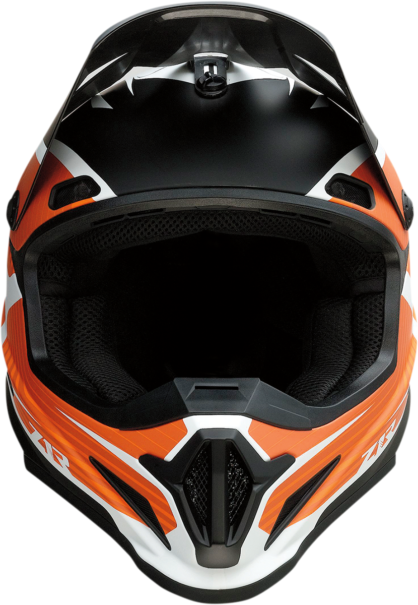 Z1R Rise Motorcycle Helmet - Flame - Orange - Small 0110-7233