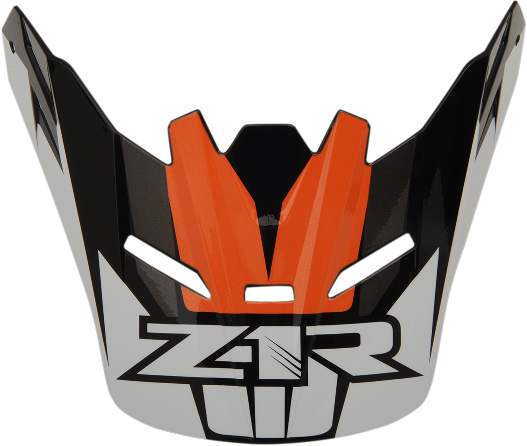 Z1R Youth Rise Visor Kit - Ascend - Orange 0133-1059