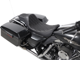 DRAG SPECIALTIES Extended Reach Predator III Seat - Double Diamond - Black NOT A 2-UP SEAT 8011369