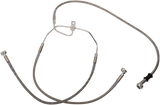 DRAG SPECIALTIES Brake Line - +6" - Stainless Steel - FXDF '08-'17 660325-6