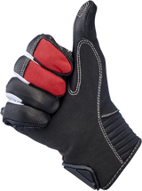 BILTWELL Bridgeport Gloves - Red - Medium 1509-0801-303