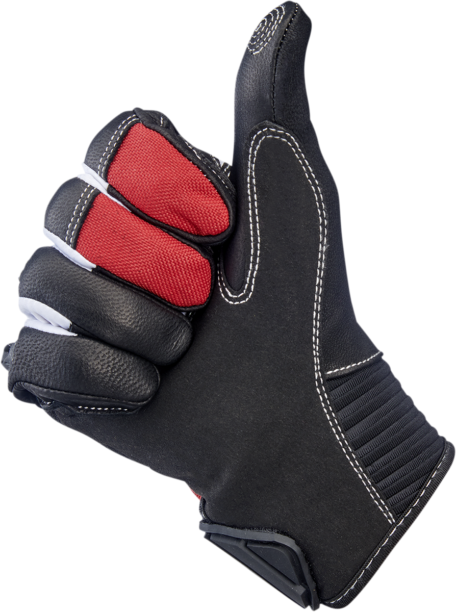 BILTWELL Bridgeport Gloves - Red - 2XL 1509-0801-306