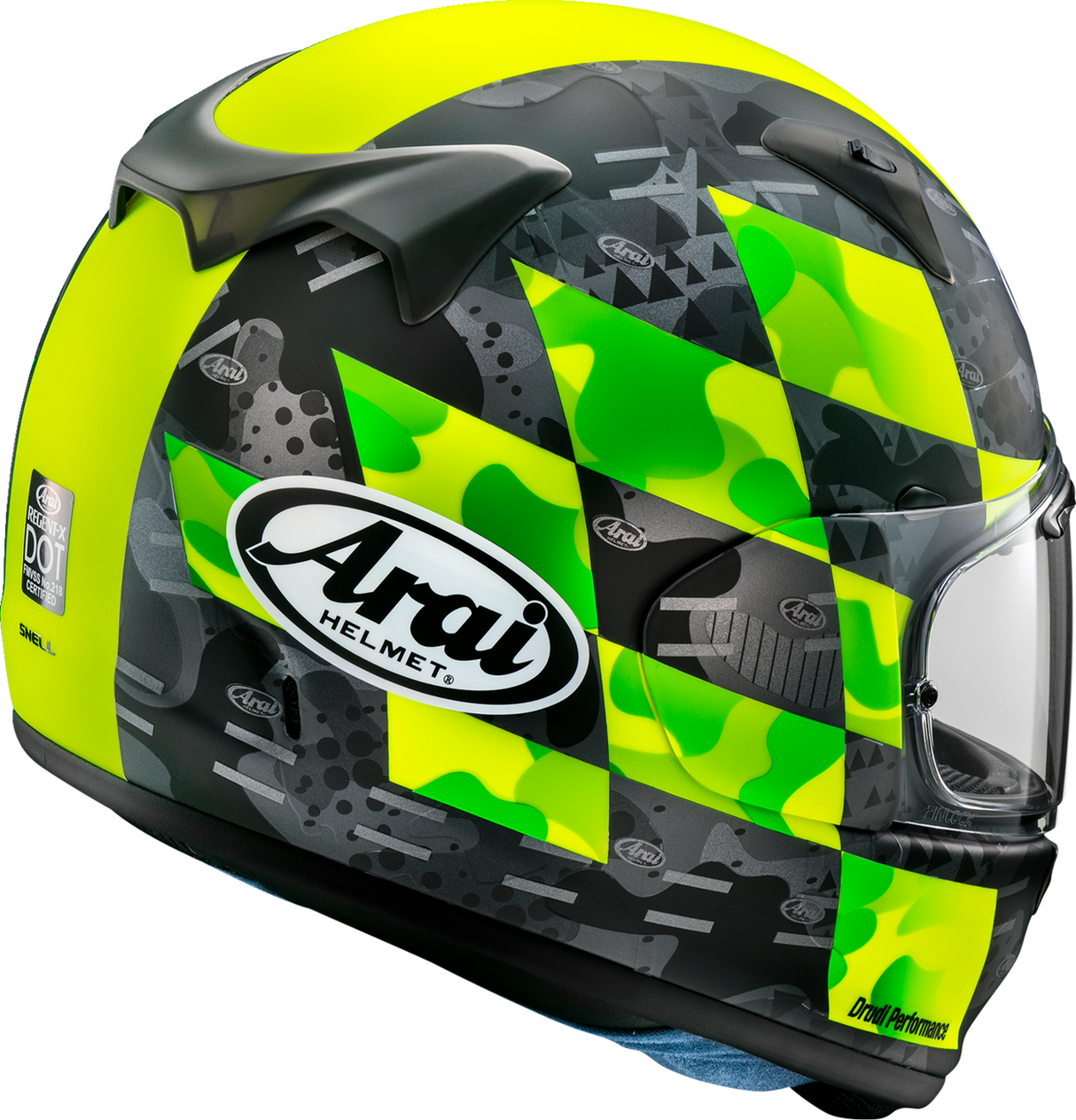 ARAI Regent-X Motorcycle Helmet - Patch - Yellow Frost - 2XL 0101-15832