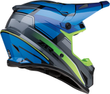 Z1R Rise Motorcycle Helmet - MC - Blue/Hi-Viz - Small 0110-7193