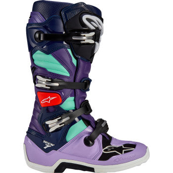 ALPINESTARS Limited Edition Imperial Tech 7 Boots - Purple/Blue/Black - US 11 2012014-387-11