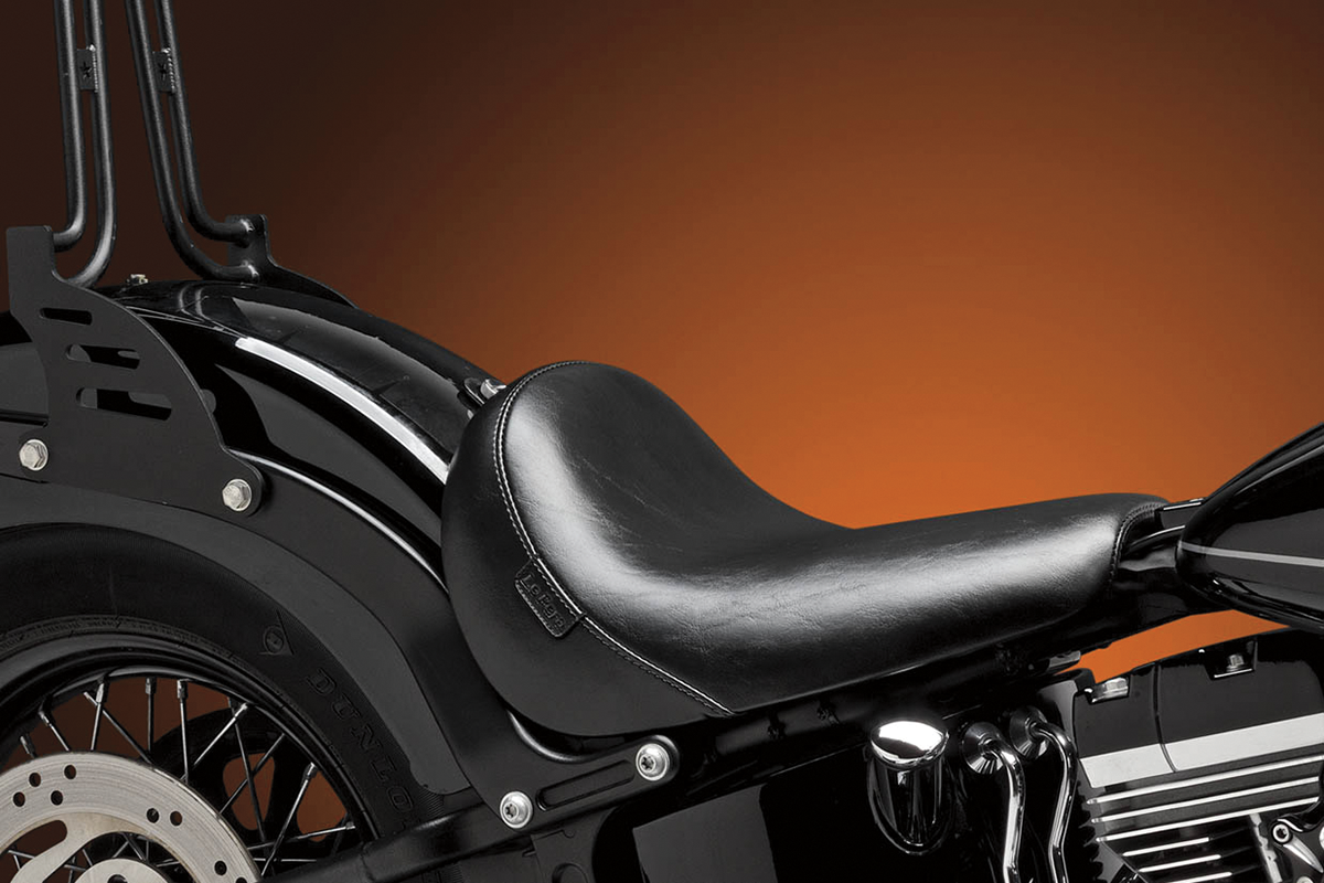 LE PERA Bare Bones Solo Seat - Smooth - Black - FXS LKS-007