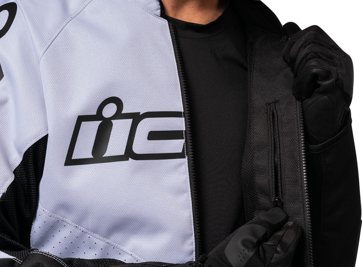 ICON Hooligan™ CE Jacket - White - XL 2820-5800