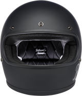 BILTWELL Gringo Motorcycle Helmet - Flat Black Factory - Small 1002-638-102