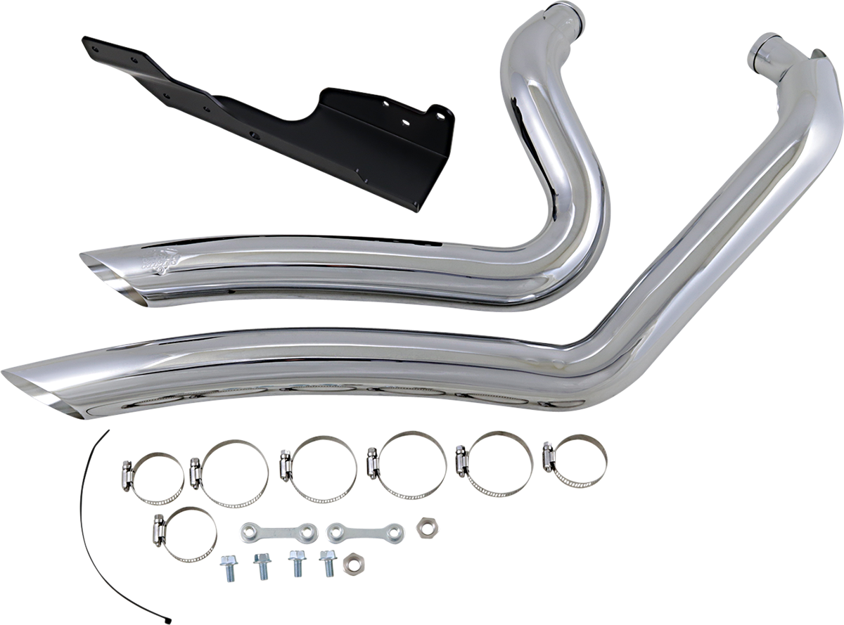 VANCE & HINES Big Radius Exhaust - Chrome 26067