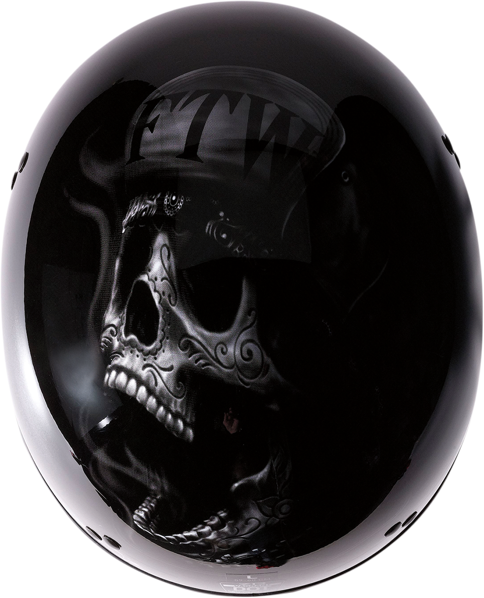 Z1R Vagrant Motorcycle Helmet - FTW - Black/Gray - Small 0103-1319