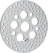 DRAG SPECIALTIES Drilled Brake Rotor - Front - 11.8" - Touring/Trike B06-0188ASP