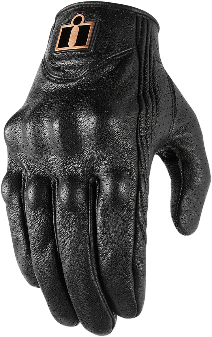 ICON Pursuit Classic™ Perforated Gloves - Black - 3XL 3301-3835