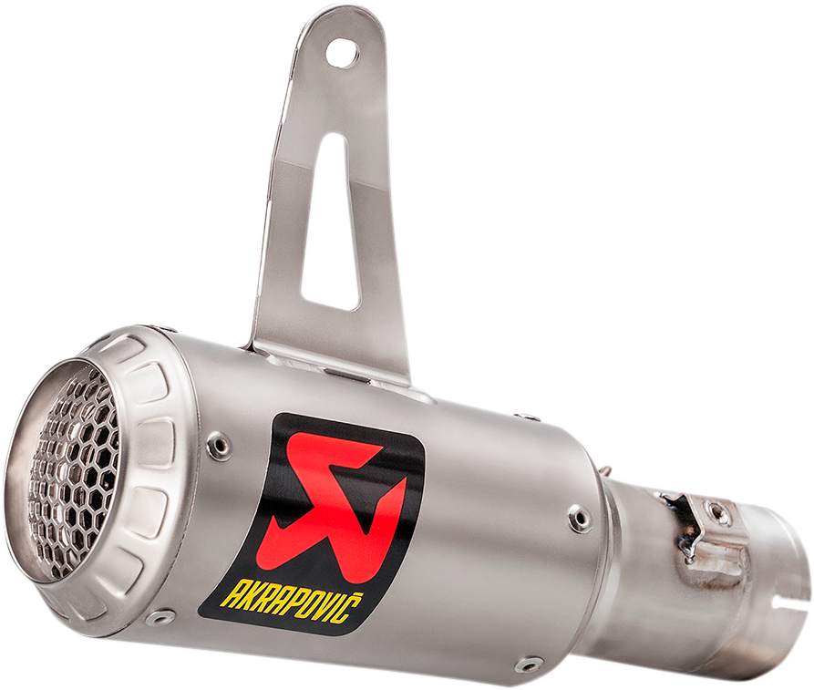 Akrapovic Exhaust Suzuki GSXR 1000 2017-2025, Slip-On Muffler in Titanium S-S10SO13-CUBT