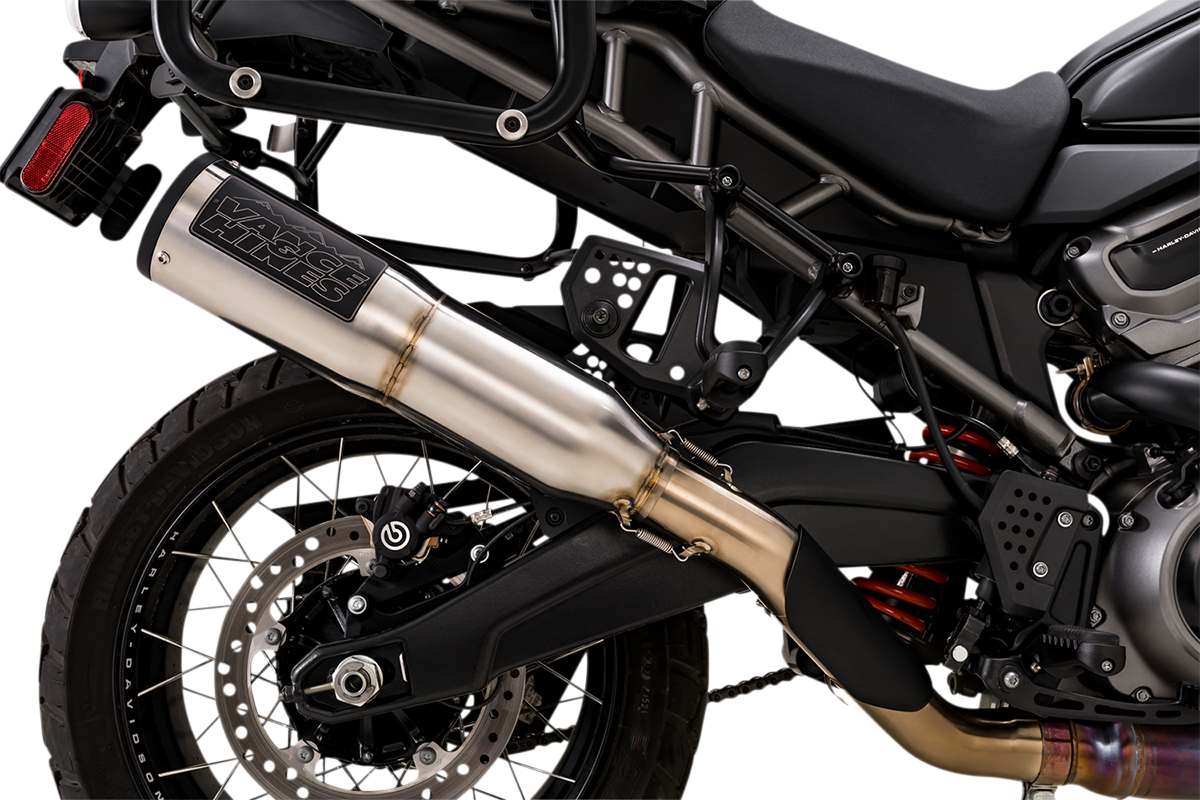 Vance & Hines Exhaust for Harley Davidson Pan America 2021-2024 Adventure Hi-Output 450 Slip-On Muffler 16533