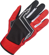 BILTWELL Baja Gloves - Red - Medium 1508-0801-303