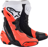 ALPINESTARS Supertech V Boots - Black/Fluo Red/White - US 12.5 / EU 48 2220121-124-48