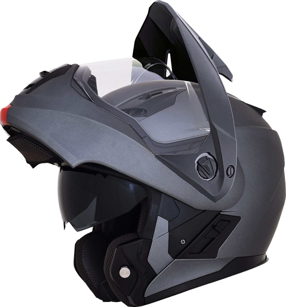 AFX FX-111DS Motorcycle Helmet - Frost Gray - XL 0140-0136