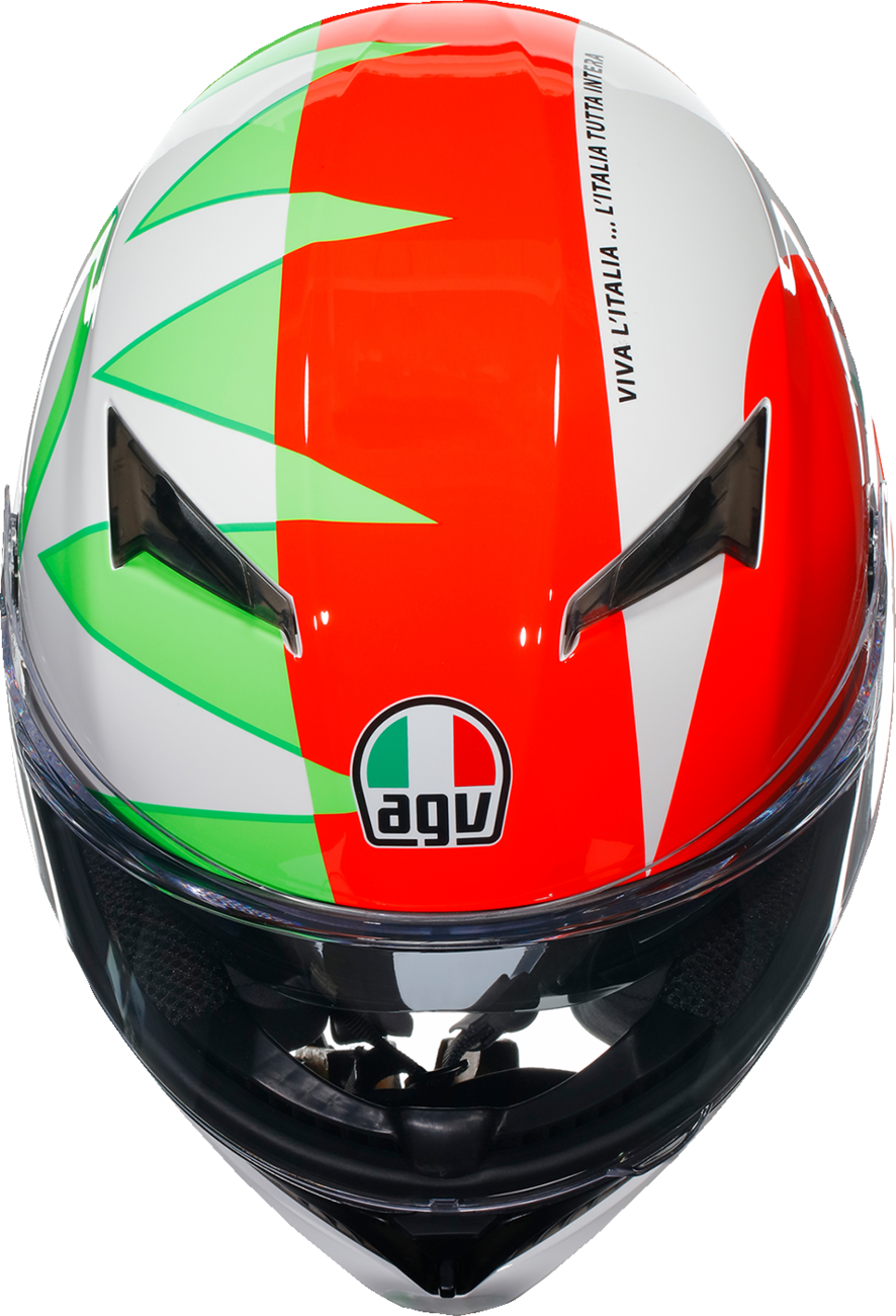 AGV K3 Motorcycle Helmet - Rossi Mugello 2018 - Medium 2118381004005M