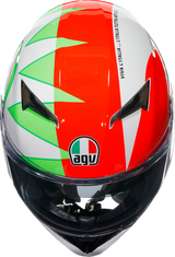 AGV K3 Motorcycle Helmet - Rossi Mugello 2018 - Medium 2118381004005M