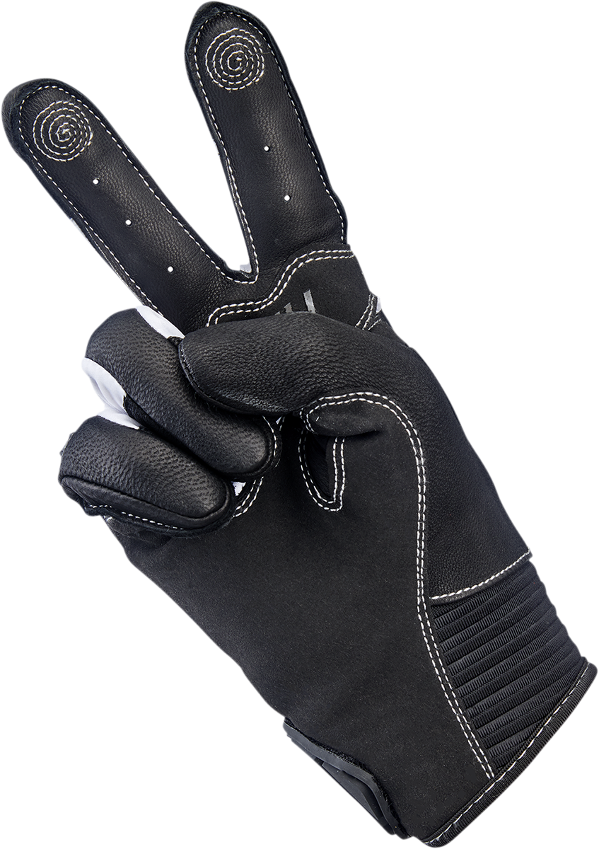 BILTWELL Bridgeport Gloves - Red - Small 1509-0801-302