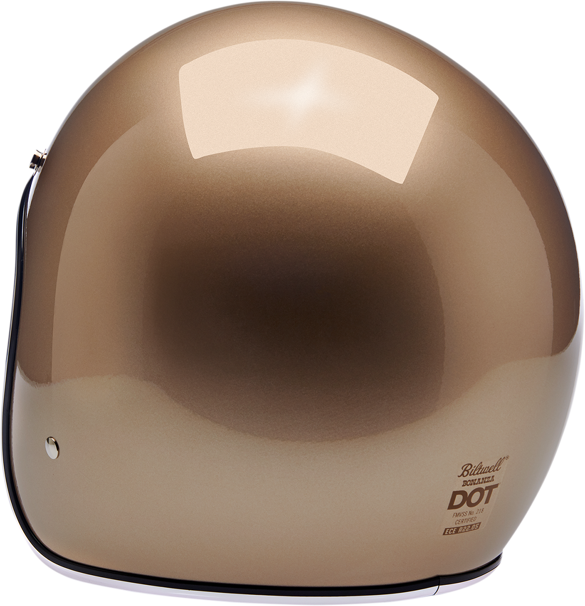 BILTWELL Bonanza Motorcycle Helmet - Metallic Champagne - Large 1001-328-204