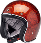 BILTWELL Bonanza Motorcycle Helmet - Rootbeer Megaflake - Medium 1001-457-203