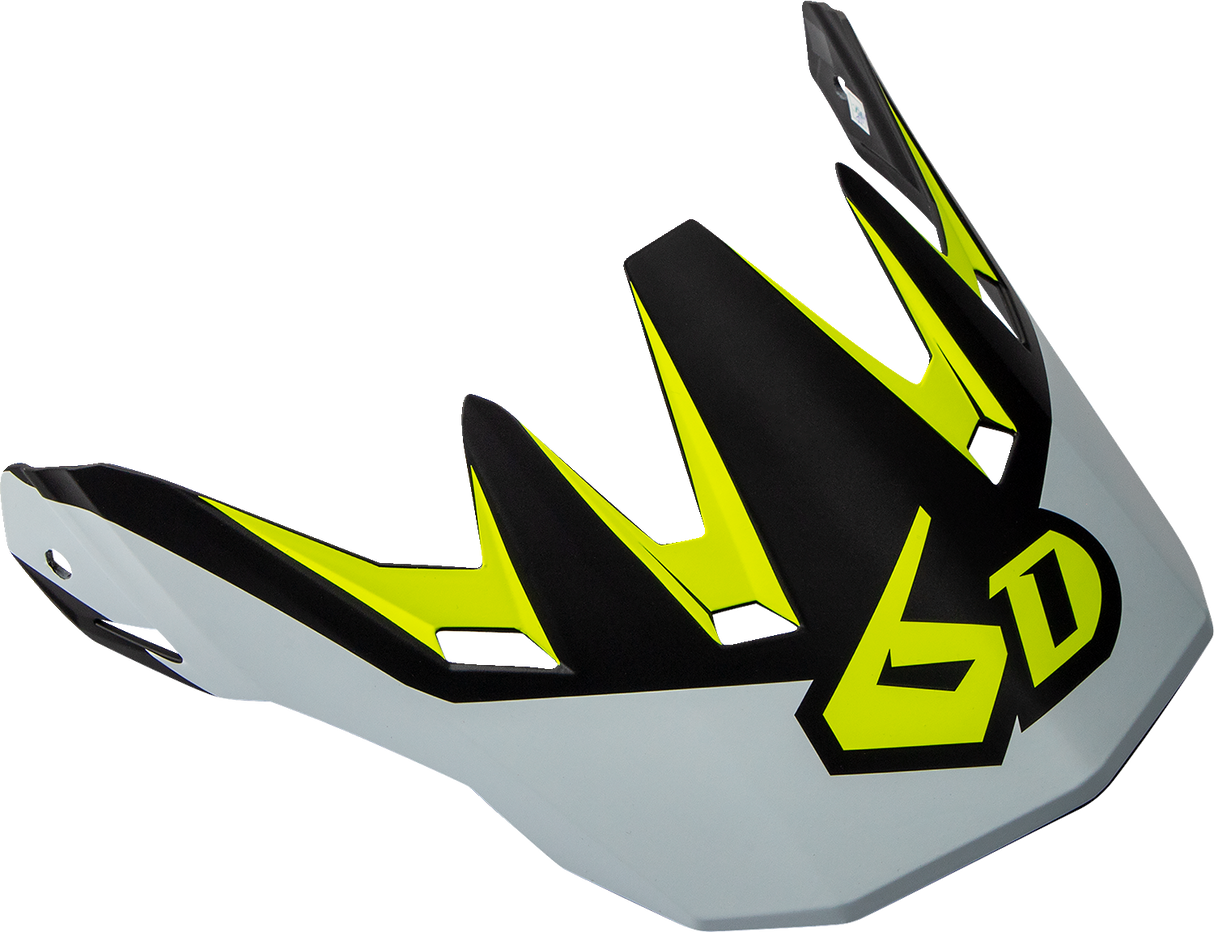 6D ATR-2Y Visor - Drive - Neon Yellow 72-4134