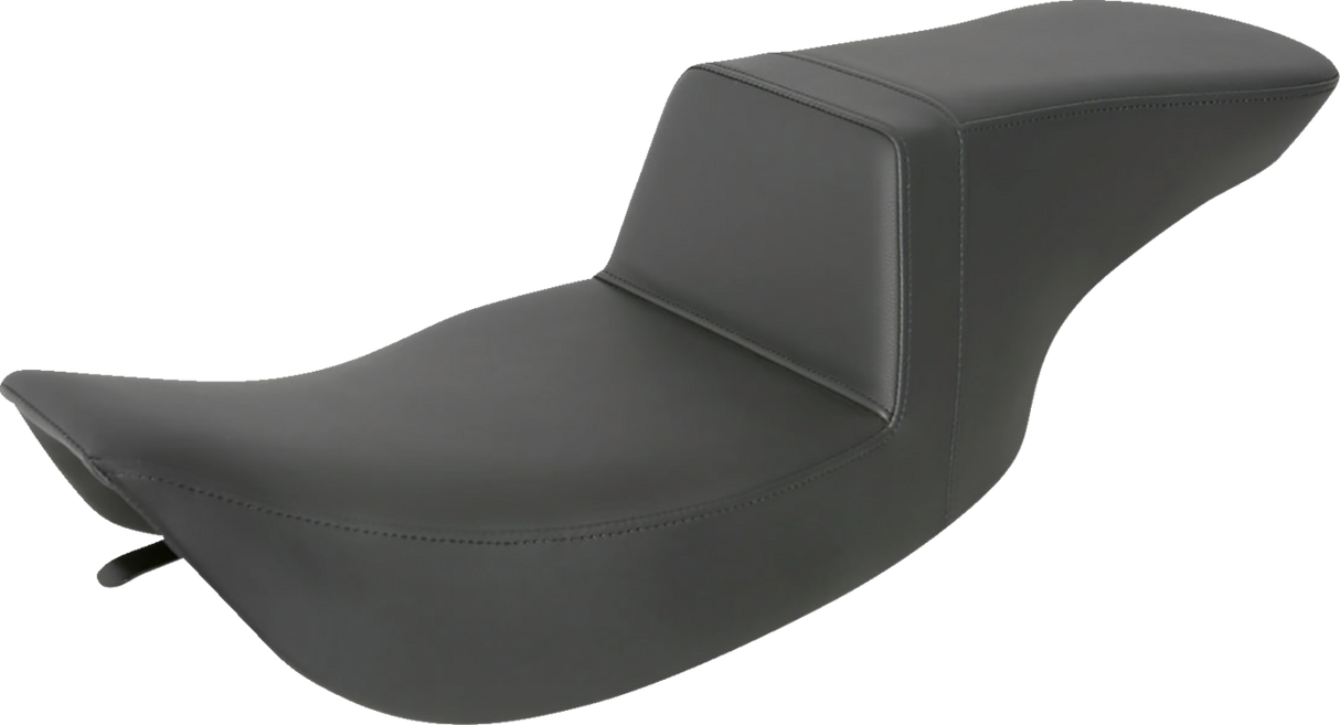 SADDLEMEN Step-Up Seat - Smooth - Black - FLH 897-06-194