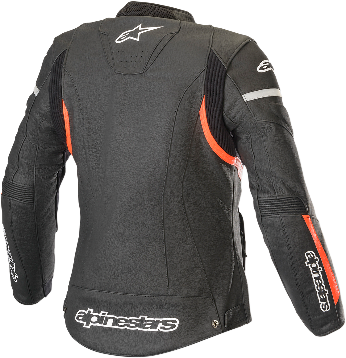 ALPINESTARS Women Stella Kira Leather Jacket - Black/Red - US 8 / EU 44 3112019-1030-44